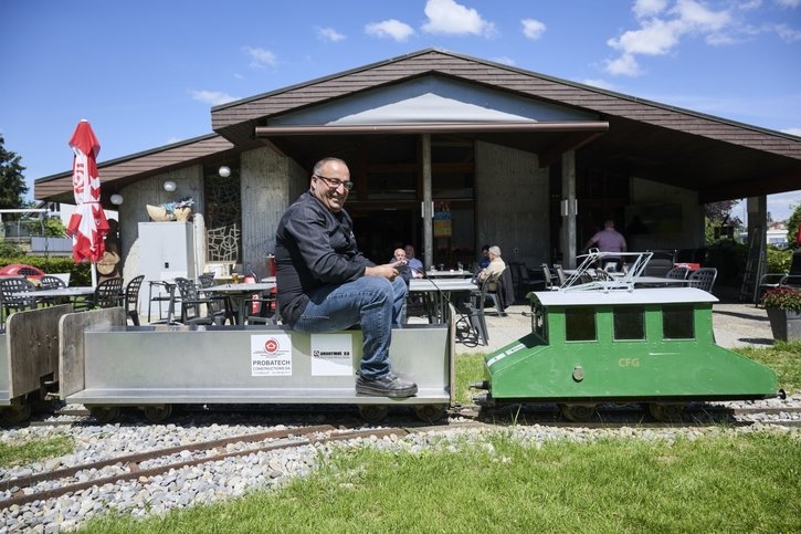 Grolley: Du Gottéron au Centurion, le petit train a fait son chemin